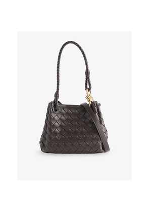 Womens Bottega Veneta Parachute Mini Leather Tote Bag