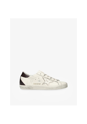 Womens Golden Goose Women's Super-Star Leather Low-Top Trainers