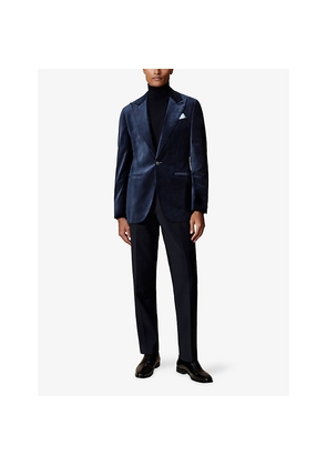 Mens Reiss Apsara Peak-Lapel Single-Breasted Blazer