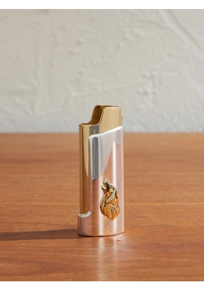 Jacques Marie Mage - Artemis Gold-Tone and Sterling Silver Lighter Case - Men - Silver