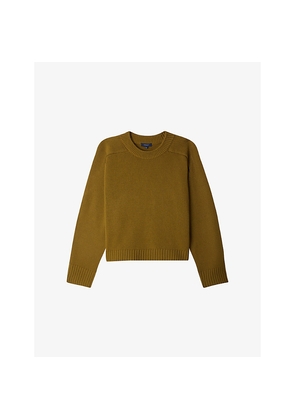 Womens Soeur Will Oversized-Fit Merino-Wool Jumper