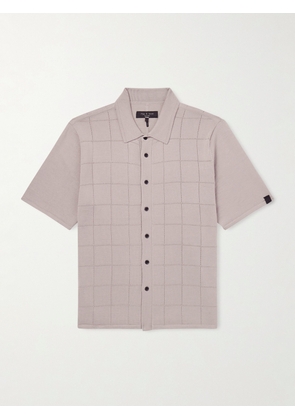 Rag & Bone - Dalton Checked Wool and Lyocell-Blend Shirt - Men - Neutrals - XS