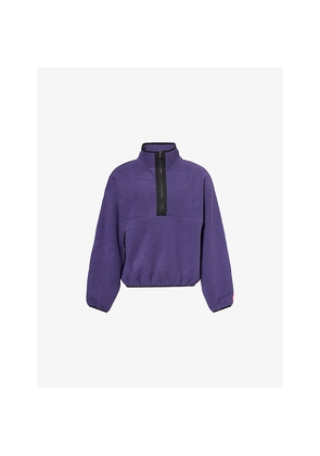 Mens The North Face Relaxed-Fit High-Neck Fleece Sweatshirt