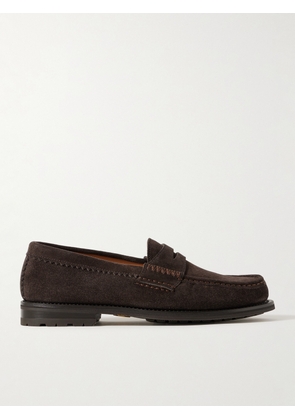 Yuketen - Rob's Suede Penny Loafers - Men - Brown - US 6