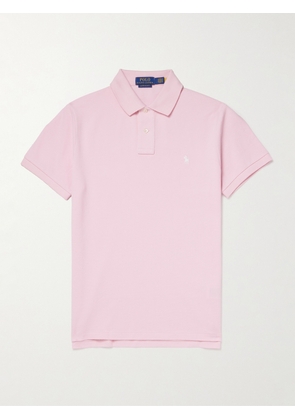 Polo Ralph Lauren - Logo-Embroidered Cotton-Jersey Polo Shirt - Men - Pink - XS