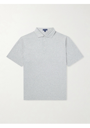 Peter Millar - Excursionist Stretch-Cotton and Modal-Blend Polo Shirt - Men - Gray - S