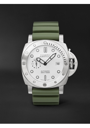 Panerai - Submersible QuarantaQuattro Automatic 44mm Stainless Steel and Rubber Watch, Ref. No. PAM01595 - Men - White