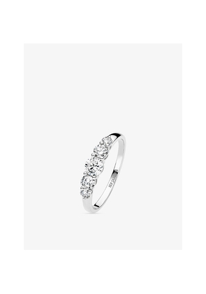 Womens Sif Jakobs Tiara 14ct White-Gold and 0.67ct Lab-Grown Diamond Ring