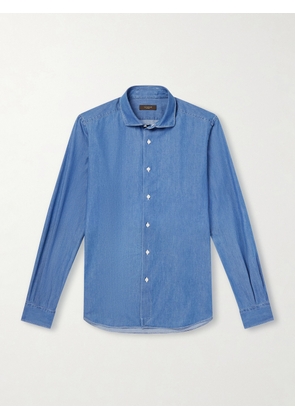 Slowear - Slim-Fit Denim Shirt - Men - Blue - EU 37