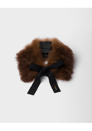 Shearling collar