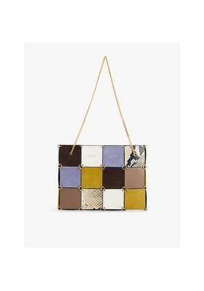 Womens Khaite Mini Emma Panelled Leather Tote Bag