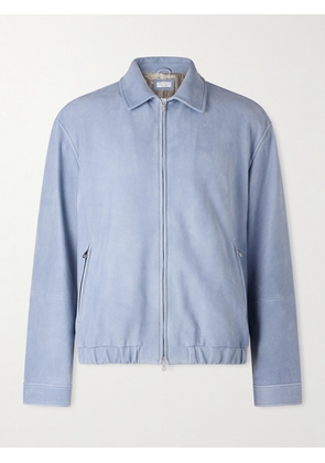 Brunello Cucinelli - Suede Blouson Jacket - Men - Blue - S