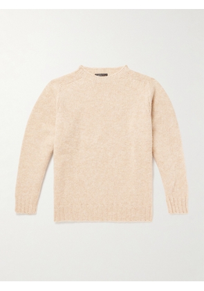 Beams Plus - Shaggy Bernard Wool Sweater - Men - Neutrals - S
