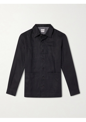 Brunello Cucinelli - Linen Overshirt - Men - Black - XS
