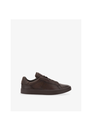 Mens Boggi Milano Essence Leather Low-Top Trainers