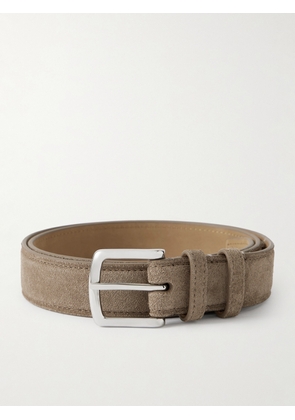 George Cleverley - 3cm Suede Belt - Men - Brown - UK/US 30