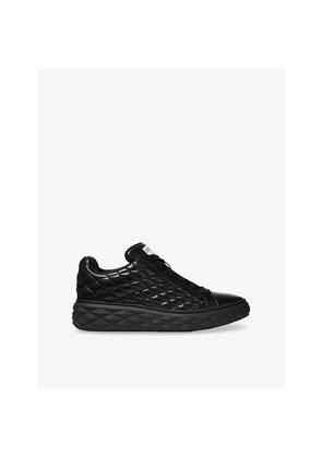 Mens Jimmy Choo Diamond Maxi Quilted Leather Trainers