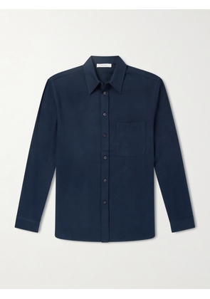 UMIT BENAN - Giorgio Cotton-Flannel Shirt - Men - Blue - IT 50