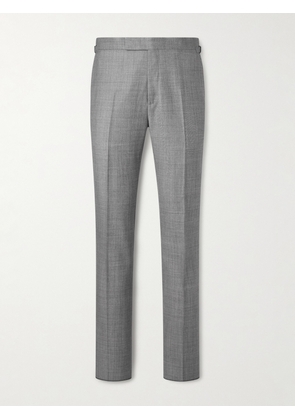 TOM FORD - Slim-Fit Wool Suit Trousers - Men - Gray - IT 46