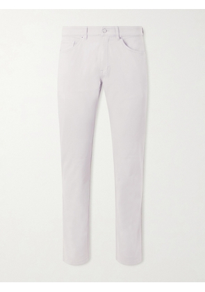 Peter Millar - Signature Straight-Leg Cotton-Blend Sateen Trousers - Men - Gray - UK/US 30