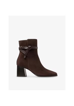 Womens Jimmy Choo Lawton Ab 65 Suede Ankle Boots
