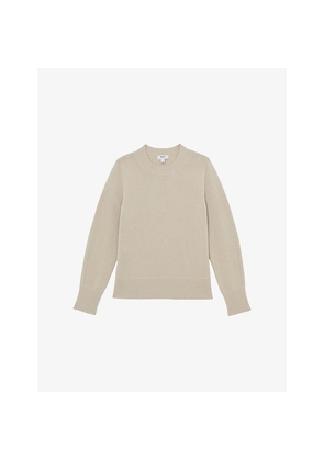Womens Reiss Mimi Crewneck Cashmere Jumper