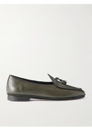 Rubinacci - Marphy Tasselled Leather Loafers - Men - Green - EU 40