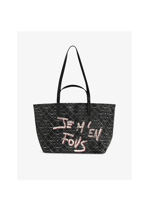 Womens Zadig&Voltaire Z Graphic-Print Woven Shopper Bag