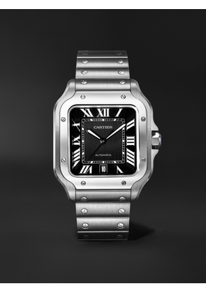 Cartier - Santos de Cartier Large Automatic 47.5mm Stainless Steel Watch, Ref. No. CRWSSA0096 - Men - Black