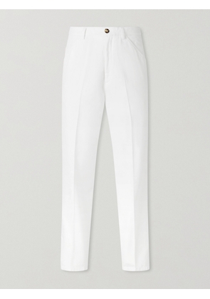 Brunello Cucinelli - Straight-Leg Cotton Chino - Men - White - IT 44