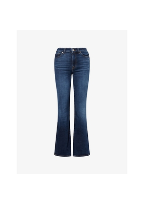 Womens 7 For All Mankind The Leggy Bootcut Stretch-Denim Jeans