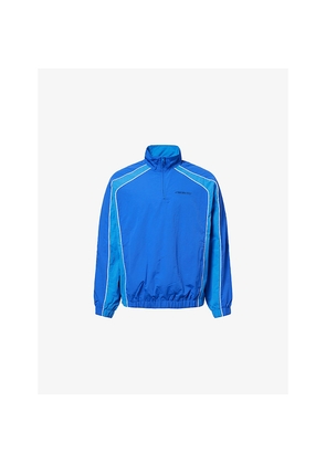 Mens Awake Ny Quarter Zip High-Neck Woven Track Jacket