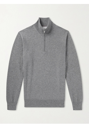 Brunello Cucinelli - Cashmere Half-Zip Sweater - Men - Gray - IT 46
