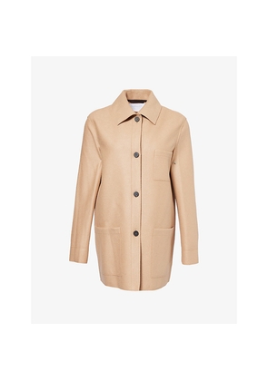 Womens Harris Wharf London Chore Light Pressed Wool Jacket