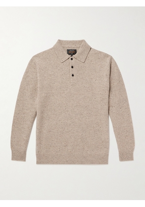 Beams Plus - Wool Polo Shirt - Men - Neutrals - S