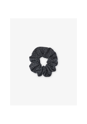 Womens Sandro Rhinestone-Embellished Wool and Cashmere-Blend Scrunchie