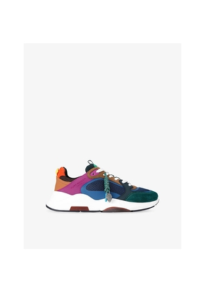 Mens Kurt Geiger London Royston Suede and Mesh Trainers