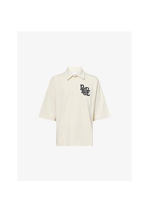 Mens Rhude Boxy Cotton-Piqué Polo Shirt