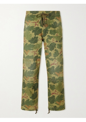 RRL - Straight-Leg Camouflage-Print Cotton Cargo Trousers - Men - Green - UK/US 30