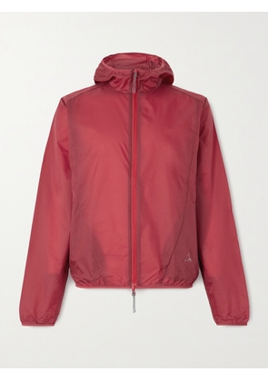 ROA - Hue Logo-Embroidered Micro Nylon-Ripstop Hooded Jacket - Men - Red - S