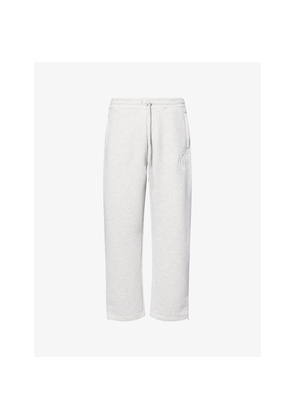 Mens The Couture Club Monogram Emblem Straight-Leg Cotton-Blend Jogging Bottoms