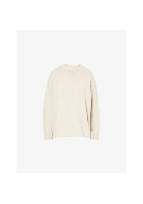 Womens Dissh Roy Cotton and Wool Jumper