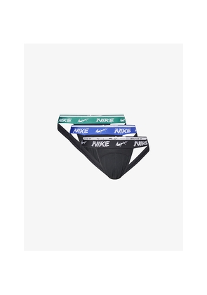Mens Nike Everyday Pack Of Three Stretch-Cotton Jockstraps