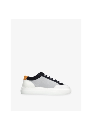 Mens Cleens Luxor Leather and Mesh Trainers