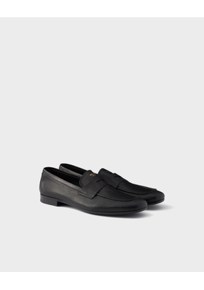 Leather loafers