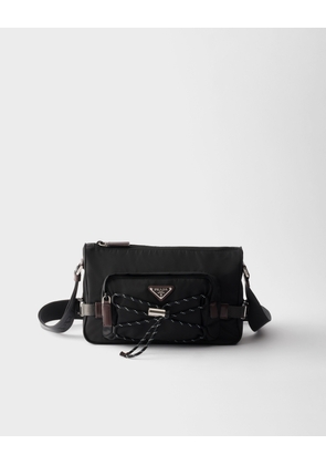 Prada Speedrock Re-Nylon and leather shoulder bag