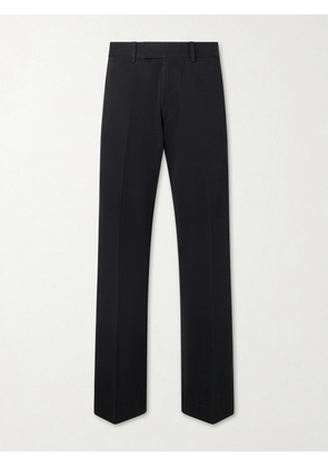 TOM FORD - Wide-Leg Cotton-Drill Trousers - Men - Black - UK/US 30