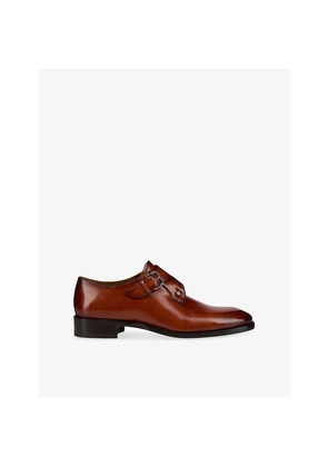 Mens Christian Louboutin Chambelimonk Flat Calf-Leather Derby Shoes