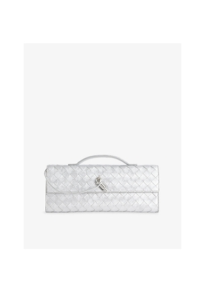 Womens Bottega Veneta Andiamo Small Leather Clutch