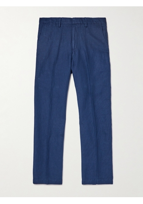 Polo Ralph Lauren - Straight-Leg Linen and Cotton-Blend Trousers - Men - Blue - UK/US 29